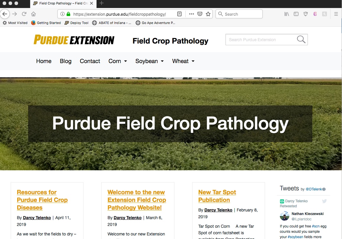 Purdue Field Crop Pathology Extension Website