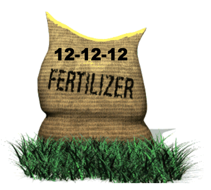 Carefully consider whether a pre-blended sole fertilizer source will meet the forage needs based on a soil test. (Fertilizer bag from “Creative Commons.”)