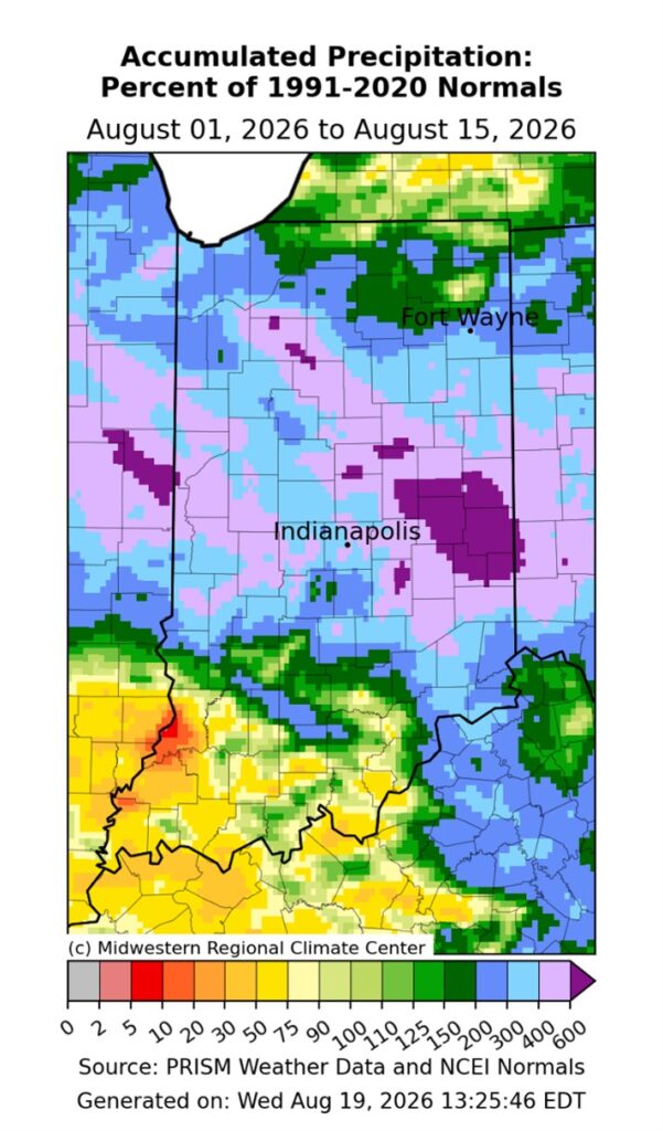 precipitation map