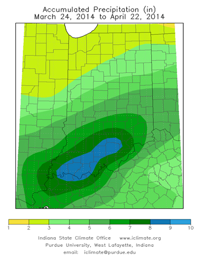 total precipitation