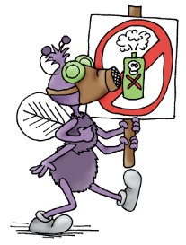 Chemical Pesticides Cartoon