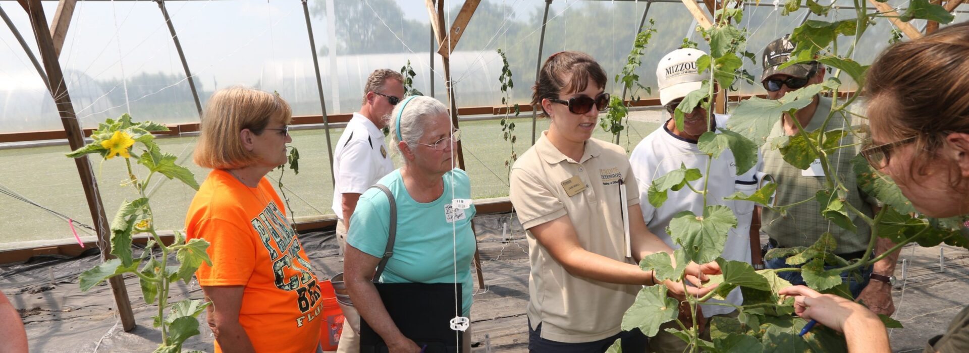 High Tunnels Field Day - 07/18/2017 - photos of the high tunnels at the Miegs Farm.
